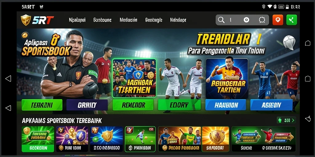 Gameplay seru di aplikasi Sportsbook 5RT dengan berbagai pilihan taruhan.