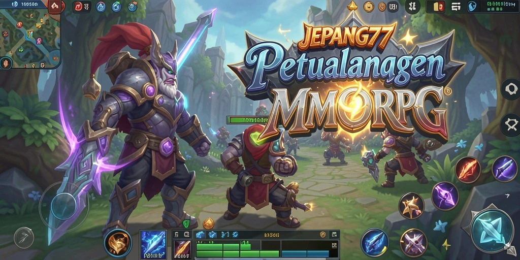 Screenshot JEPANG77 menampilkan aksi seru dalam petualangan MMORPG.
