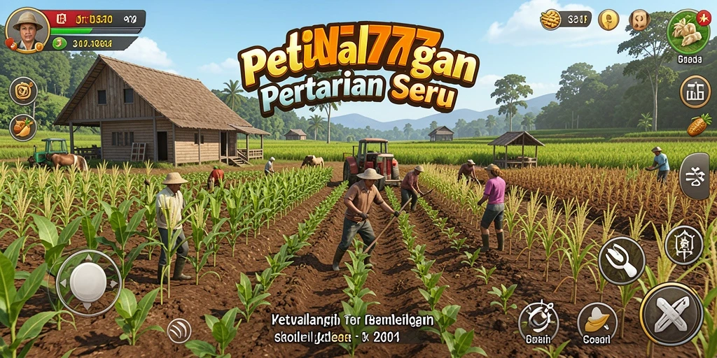 Screenshot JNT777 menampilkan aktivitas pertanian yang seru dan menyenangkan.