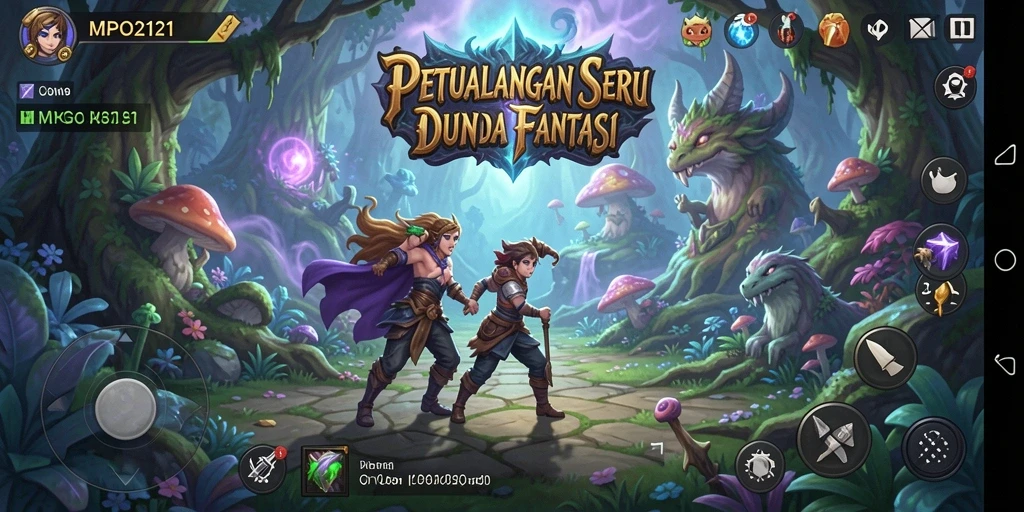 Screenshot MPO2121 menampilkan aksi seru dalam dunia petualangan.