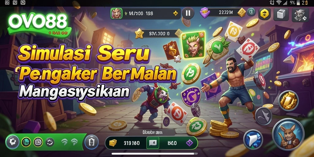 Tampilan gameplay OVO88 yang menarik dan interaktif.