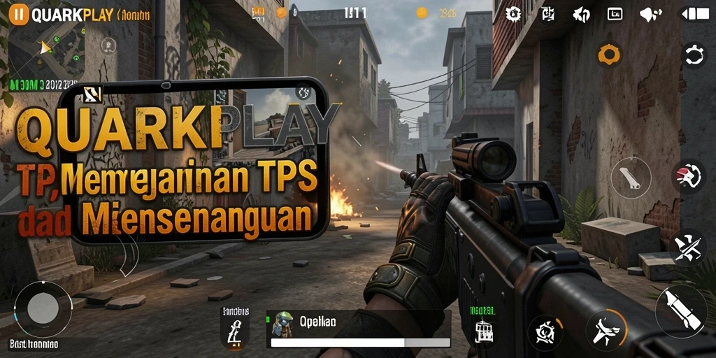 Tangkapan layar gameplay QUARKPLAY yang mendebarkan dan penuh aksi.