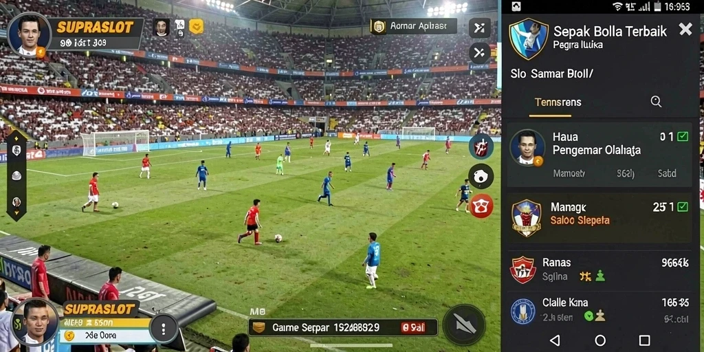 Tangkapan layar utama gameplay SUPRASLOT yang menegangkan.